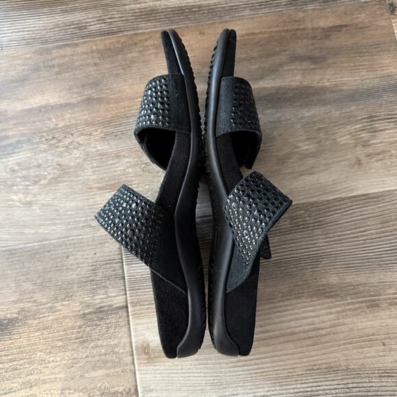 Vionic Samoa Black Rhinestone Slide Sandals Women’s 6 EU 37 Comfort Slip-On - Picture 7 of 8